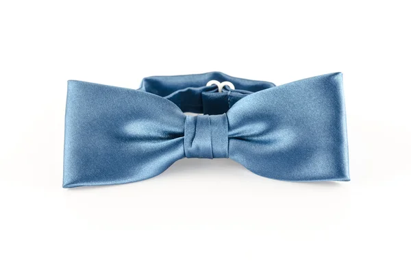 Blue bow tie — Stock Photo, Image