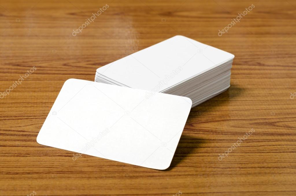 Stack of business cards