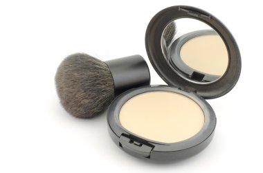 toz beyaz izole makyaj