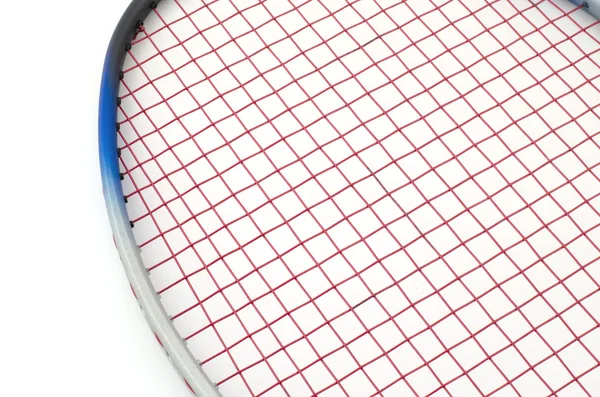 Badminton isoliert auf weiß — Stockfoto