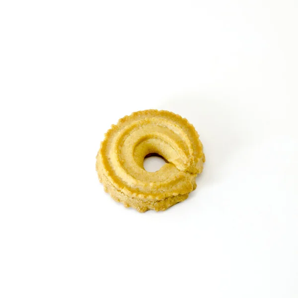 하얗게 격리 된 쿠키 — 스톡 사진