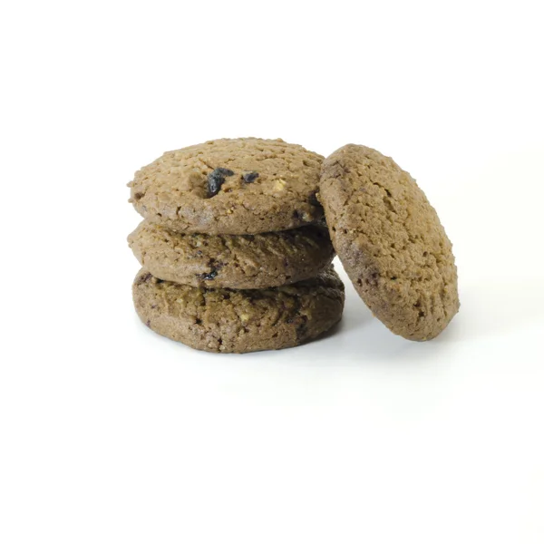 Cookies isolés sur blanc — Photo