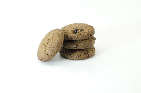 Cookies isolerade på vitt — Stockfoto