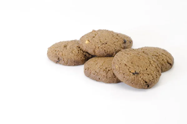 Cookies isolerade på vitt — Stockfoto