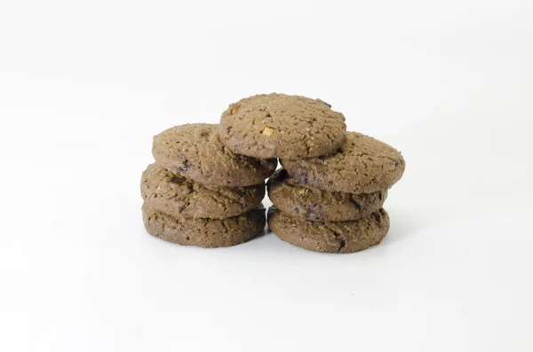 하얗게 격리 된 쿠키 — 스톡 사진
