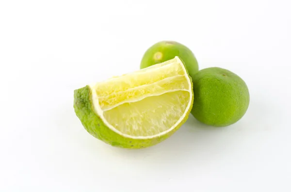 Lime isolated on white — Stock Photo, Image