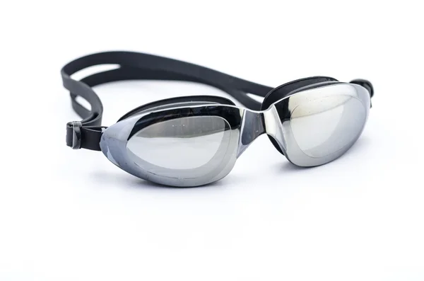 Lunettes de natation isolées sur blanc — Photo