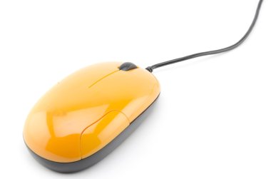Turuncu bilgisayar fare