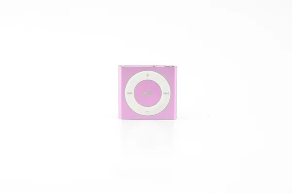 Pink mp3 player — Stock Photo, Image