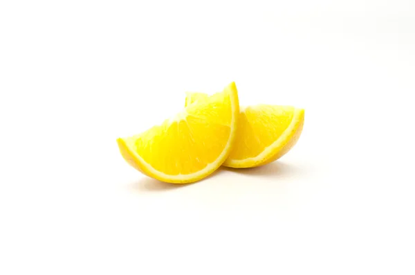 Orange frugt isoleret på hvid - Stock-foto