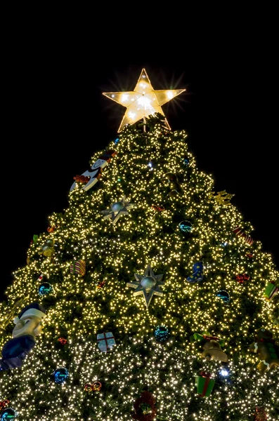 Árbol de Navidad decorado — Foto de Stock