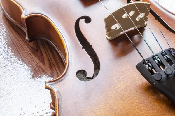 Violin in vintage style — Stock Photo, Image