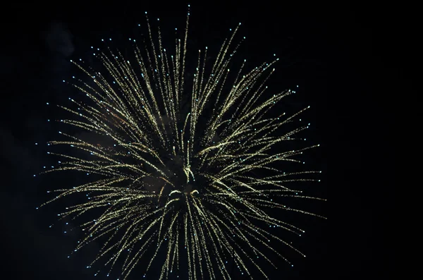 Fireworks at night — Stock Photo, Image