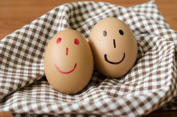 Sonríe huevo — Foto de Stock