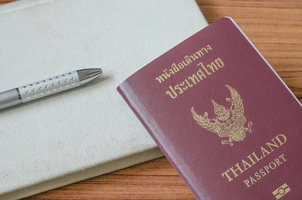 Тайский паспорт — стоковое фото