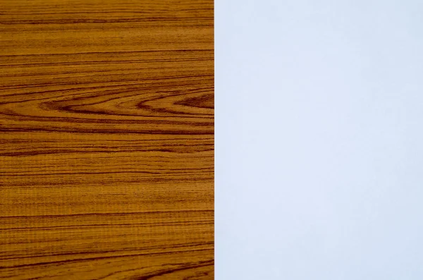 White paper on wood — Stock Photo, Image