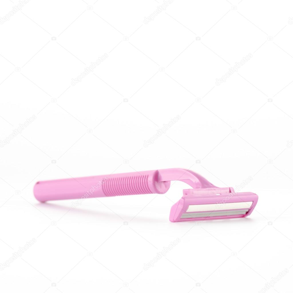 pink disposable shaving