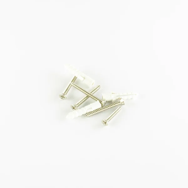 Groups of metal screws — Stock Photo, Image