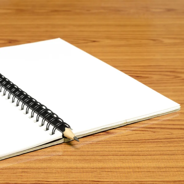 Notebook and pencil — Stock Photo, Image