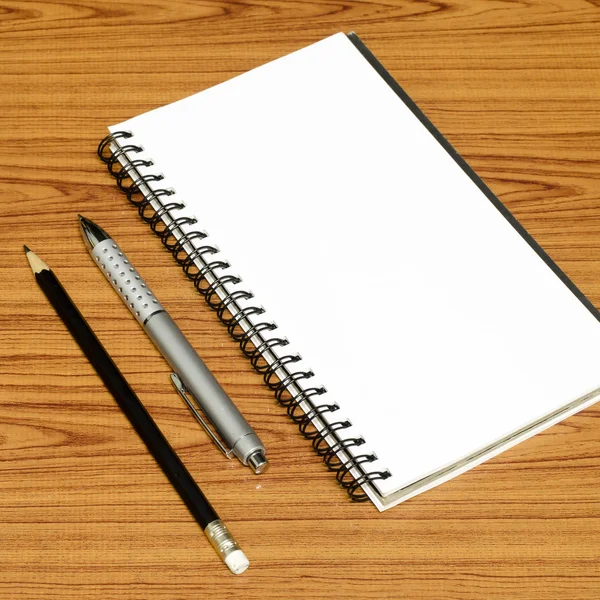 Penna e matita per notebook — Foto Stock