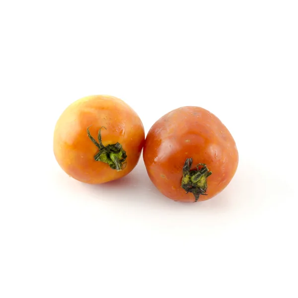 Dwa pomarańczowe persimmons — Zdjęcie stockowe