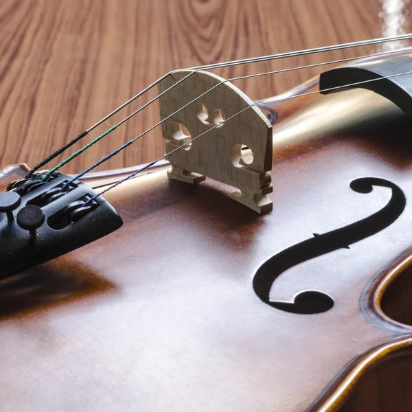 小提琴木材背景 — 图库照片