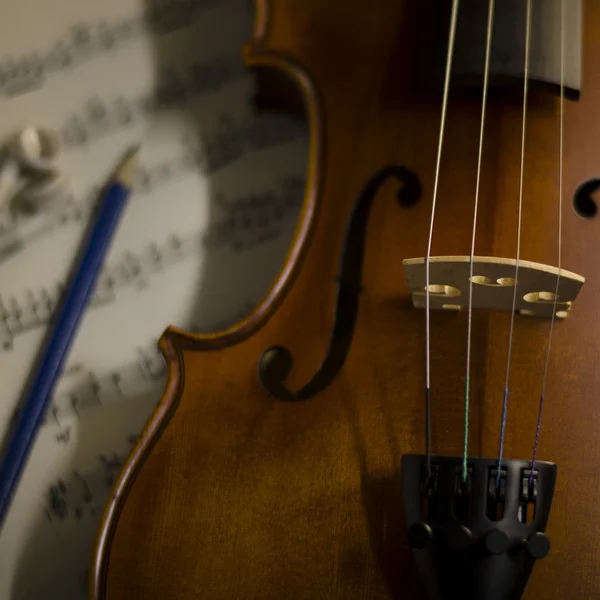 Violín en estilo vintage — Foto de Stock