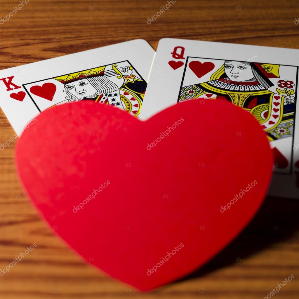 Heart and king queen card Stock Photo by ©ammza12 54947519