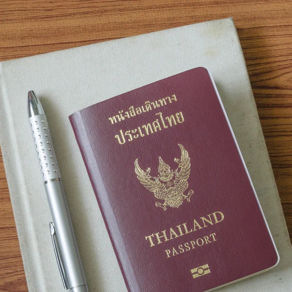 Thaise paspoort — Stockfoto