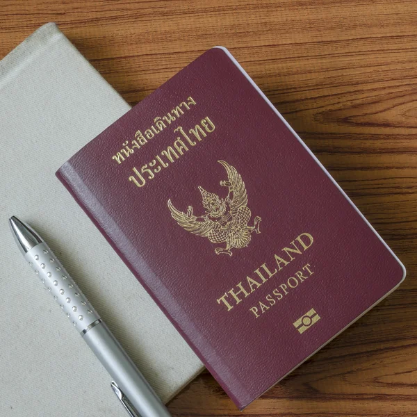 Passaporte tailandês — Fotografia de Stock