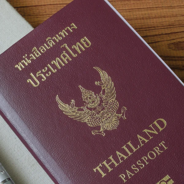 Tajski paszport — Zdjęcie stockowe