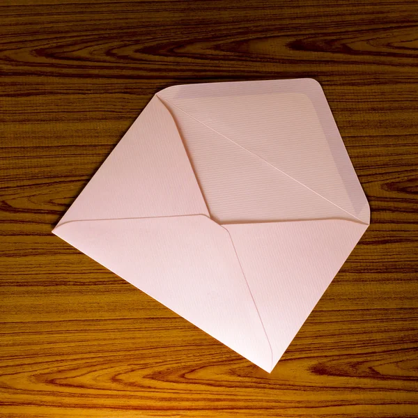 Soft pink envelope — Stock Photo, Image