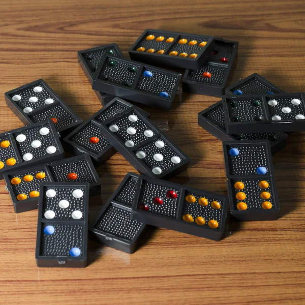 Domino nero — Foto Stock