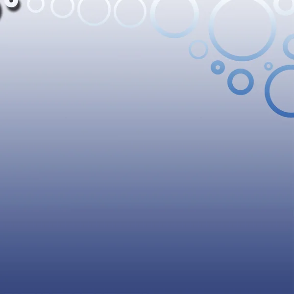 Blauwe cirkel drie dee abstracte achtergrond — Stockfoto
