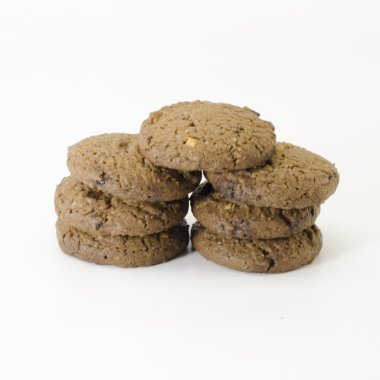 beyaz üzerinde izole çerezler