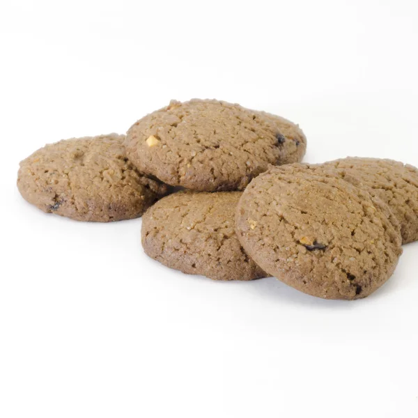 Galletas aisladas en blanco — Foto de Stock