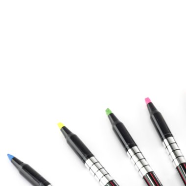 beyaz izole kalem işareti