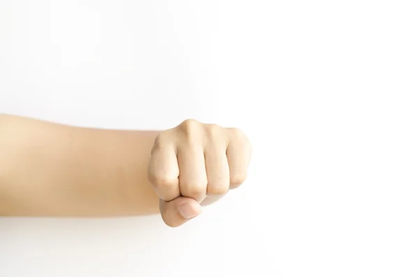 Strength hand sign — Stock Photo, Image