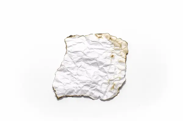 Palić zmięty papier — Zdjęcie stockowe