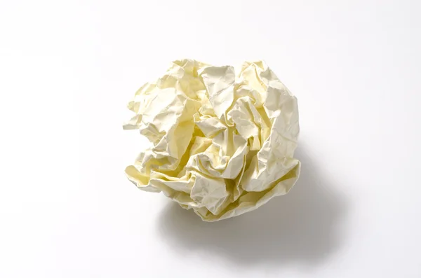 Buruşuk kağıt topu — Stok fotoğraf