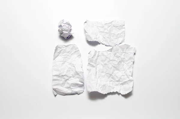 Piece of crumpled paper — Stock Photo, Image