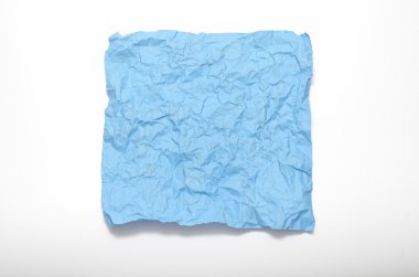 buruşuk mavi kağıt doku 