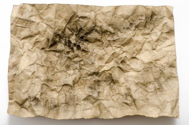 yaşlı buruşuk kağıt