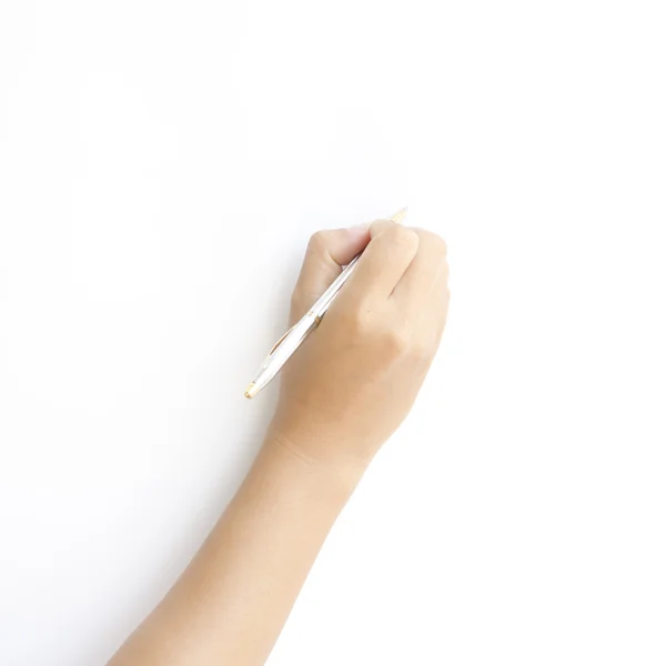 Woman hand writing — Stock Photo, Image