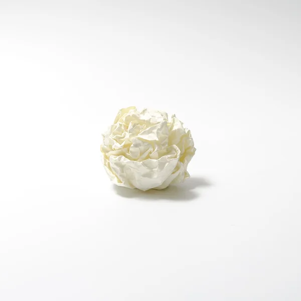 Crumpled paper ball — Stock Photo, Image