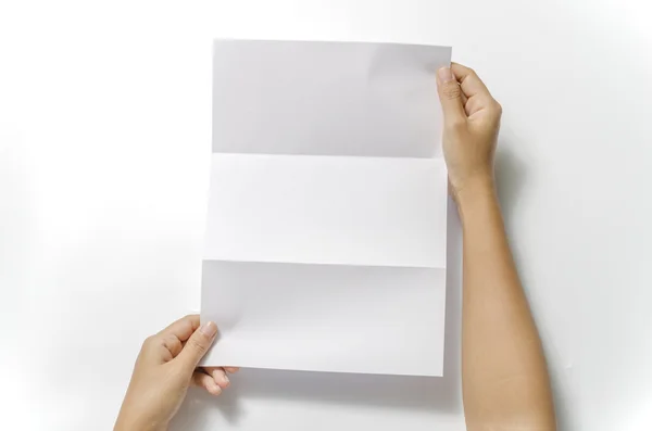 iki holding kağıt eller kadın