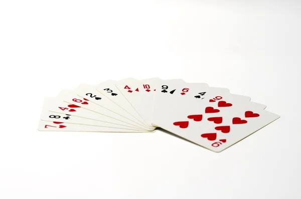 Jugar a las cartas fondo —  Fotos de Stock
