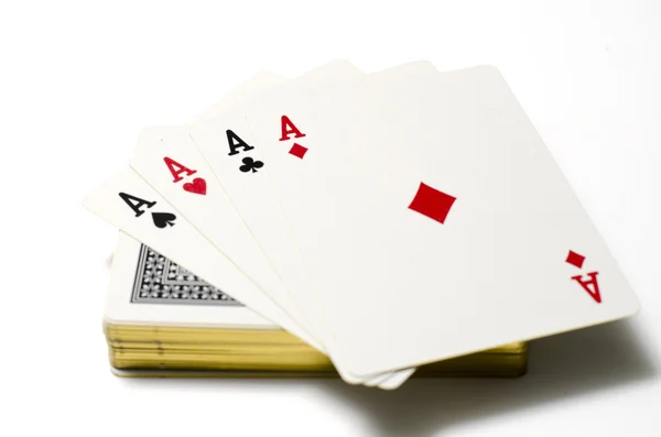 에이스 카드 게임 — 스톡 사진