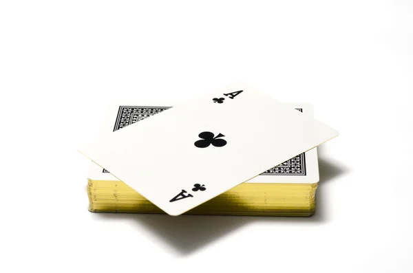 Plano de fundo jogando cartas — Fotografia de Stock