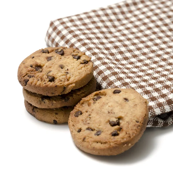 Galletas con chips de chocolate — Foto de Stock